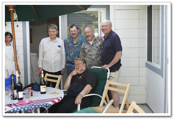 Sharon and Bob Iding, Chuck Sonntag, Rich Ehrlich, Walt Unger, Ernie Fretter